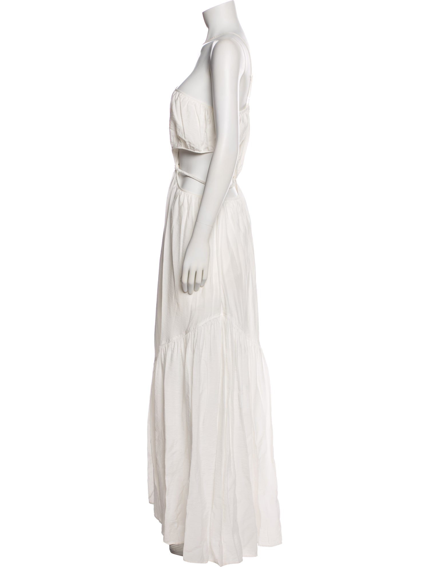 Jonathan Simkhai One-Shoulder Long Dress