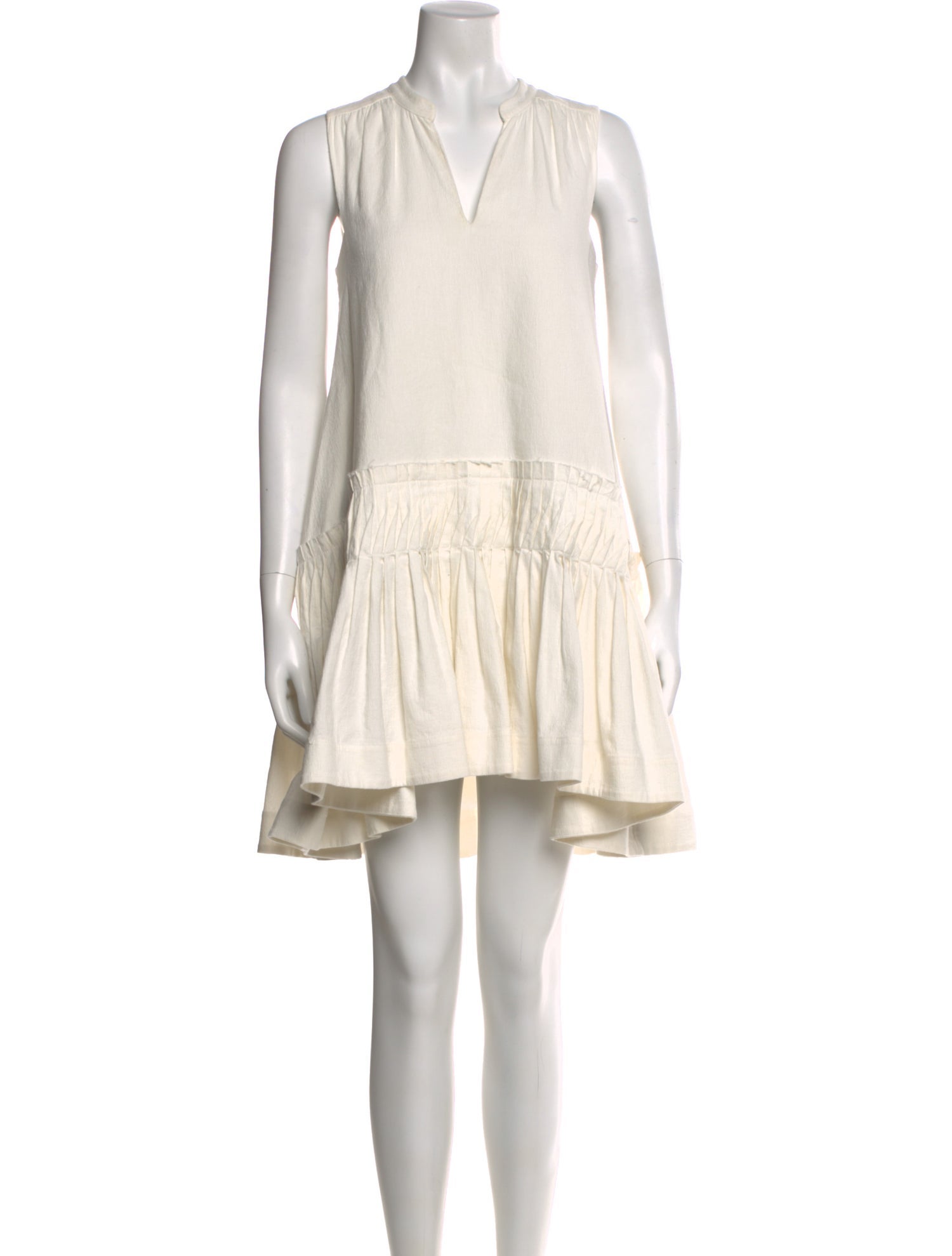 Jonathan Simkhai V-Neck Mini Dress