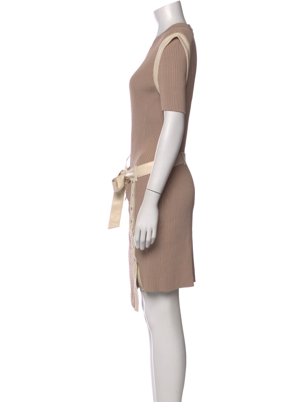 Jonathan Simkhai Colorblock Pattern Knee-Length D… - image 2