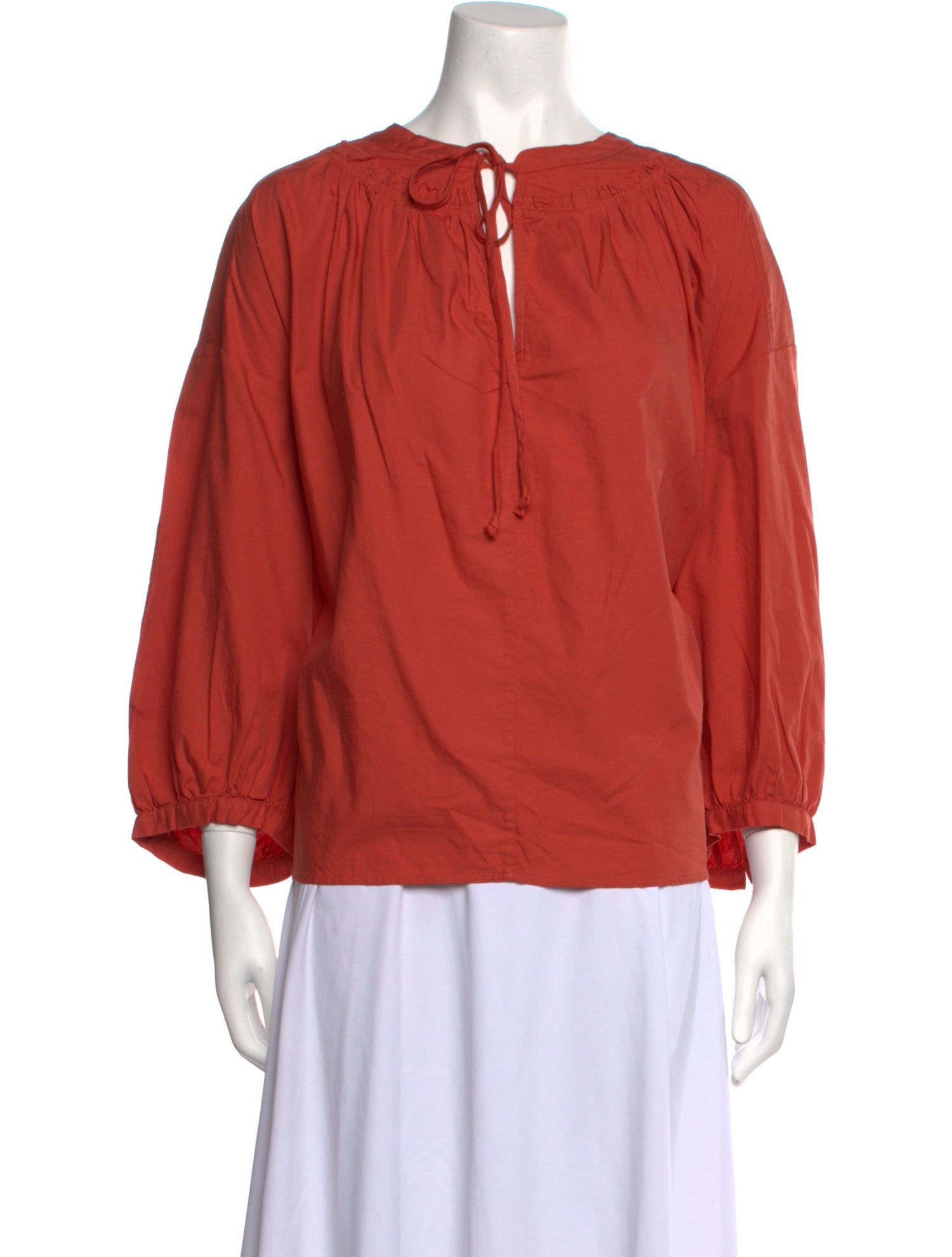 Joie Tie Neck Three-Quarter Sleeve Blouse w/ Tags