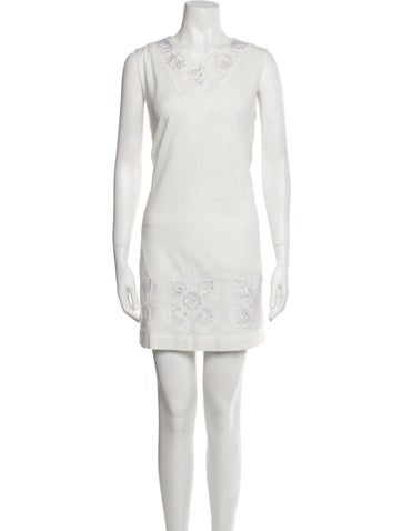 Joie Dresses V-Neck Mini Dress M