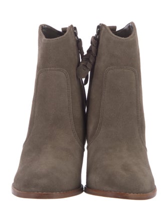 Joie Suede Western Boots