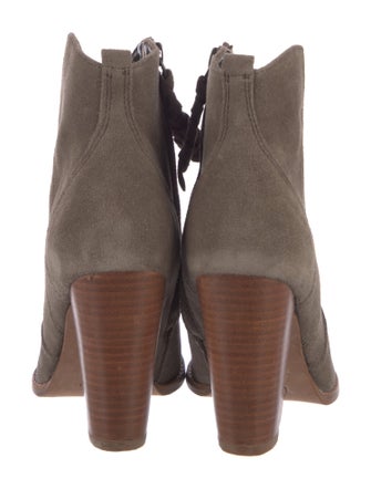 Joie Suede Western Boots