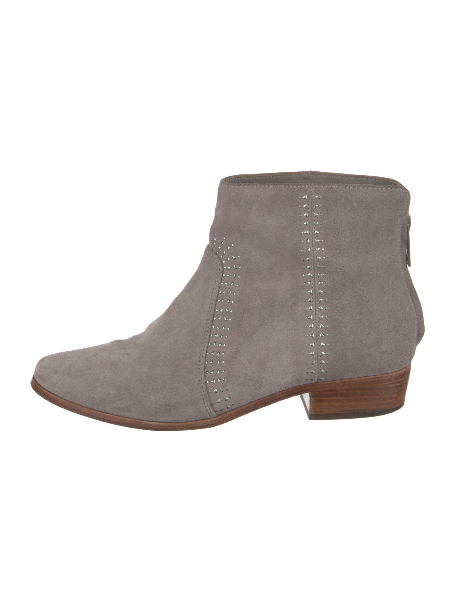 Joie Suede Studded Accents Western Boots