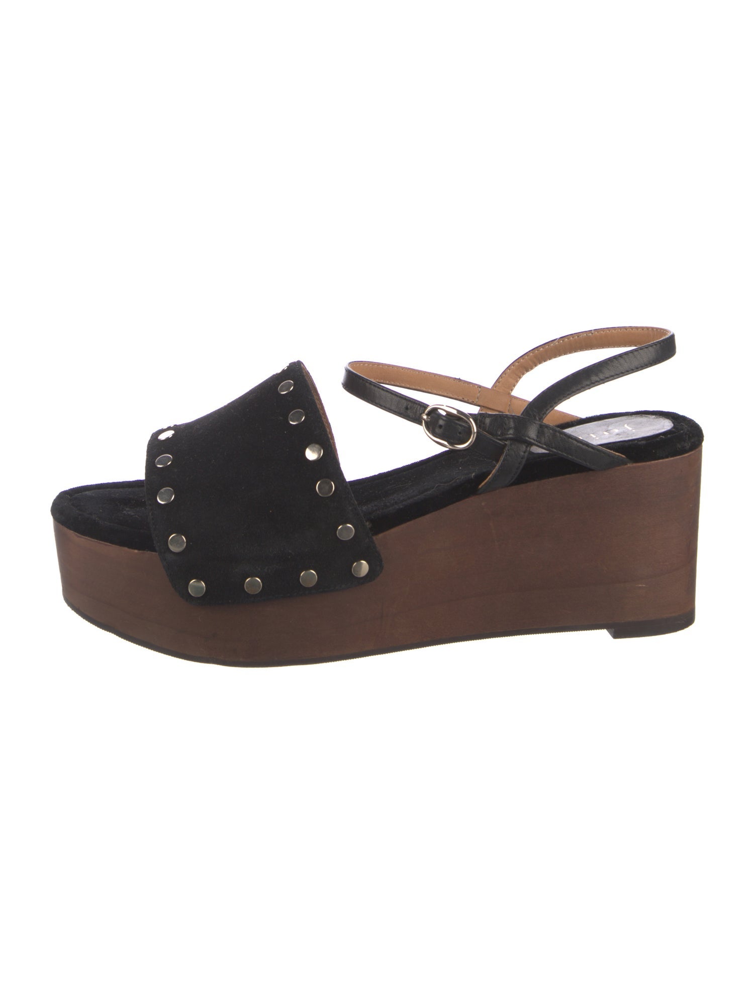 Joie Suede Studded Accents Slingback Sandals