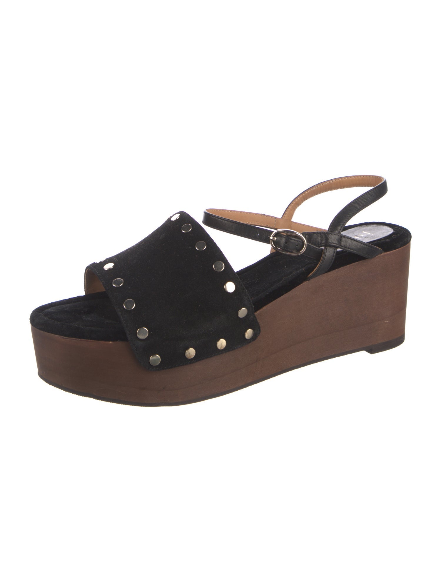 Joie Suede Studded Accents Slingback Sandals