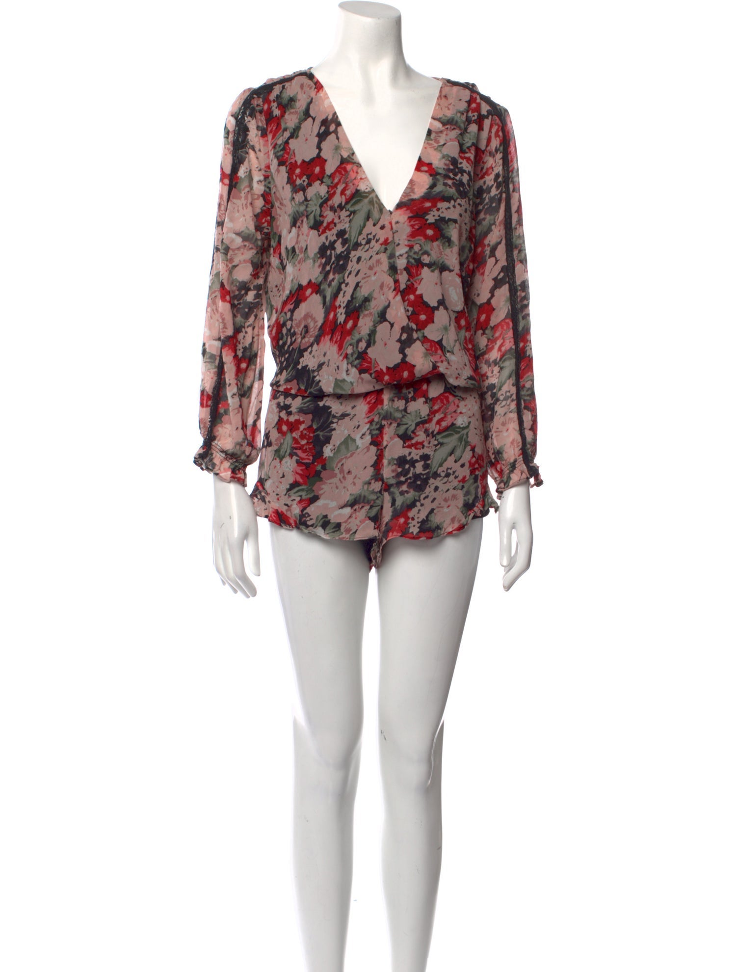 Joie Silk Floral Print Romper