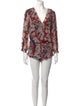 Joie Silk Floral Print Romper