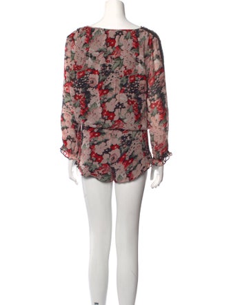 Joie Silk Floral Print Romper