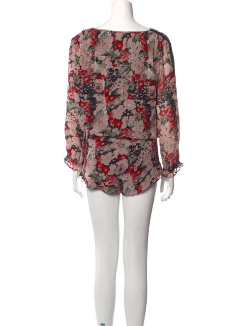 Joie Silk Floral Print Romper