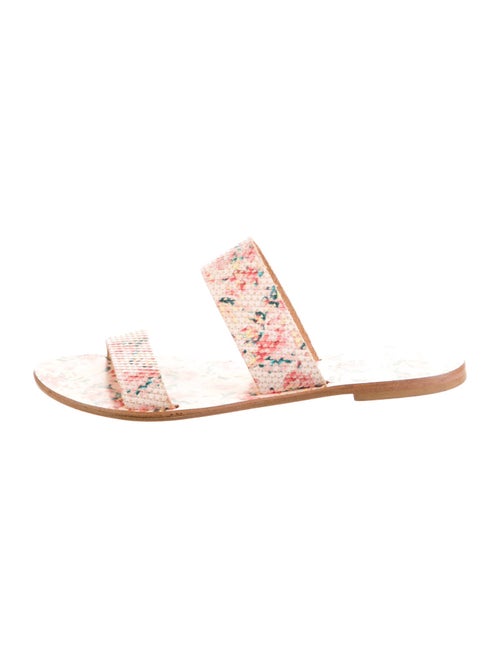 Joie A La Plage Canvas Floral Print Slides