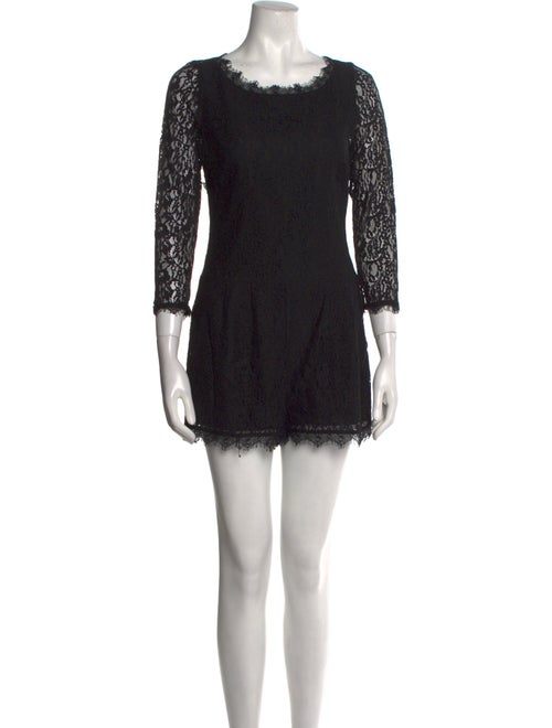 Joie Nylon Lace Pattern Romper