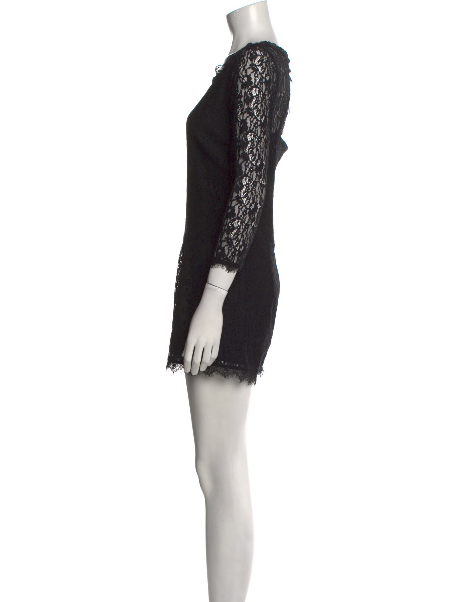 Joie Nylon Lace Pattern Romper