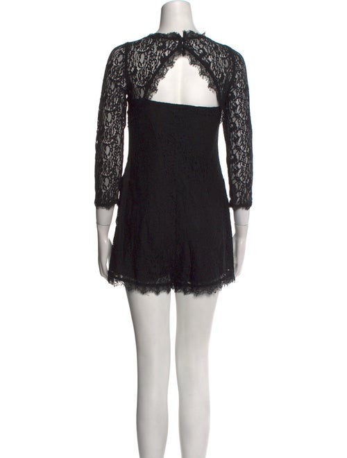 Joie Nylon Lace Pattern Romper