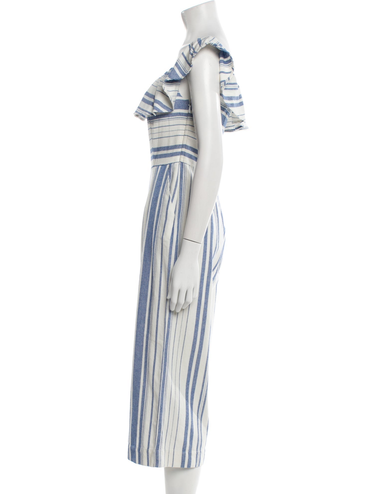 Joie Striped Scoop Neck Jumpsuit