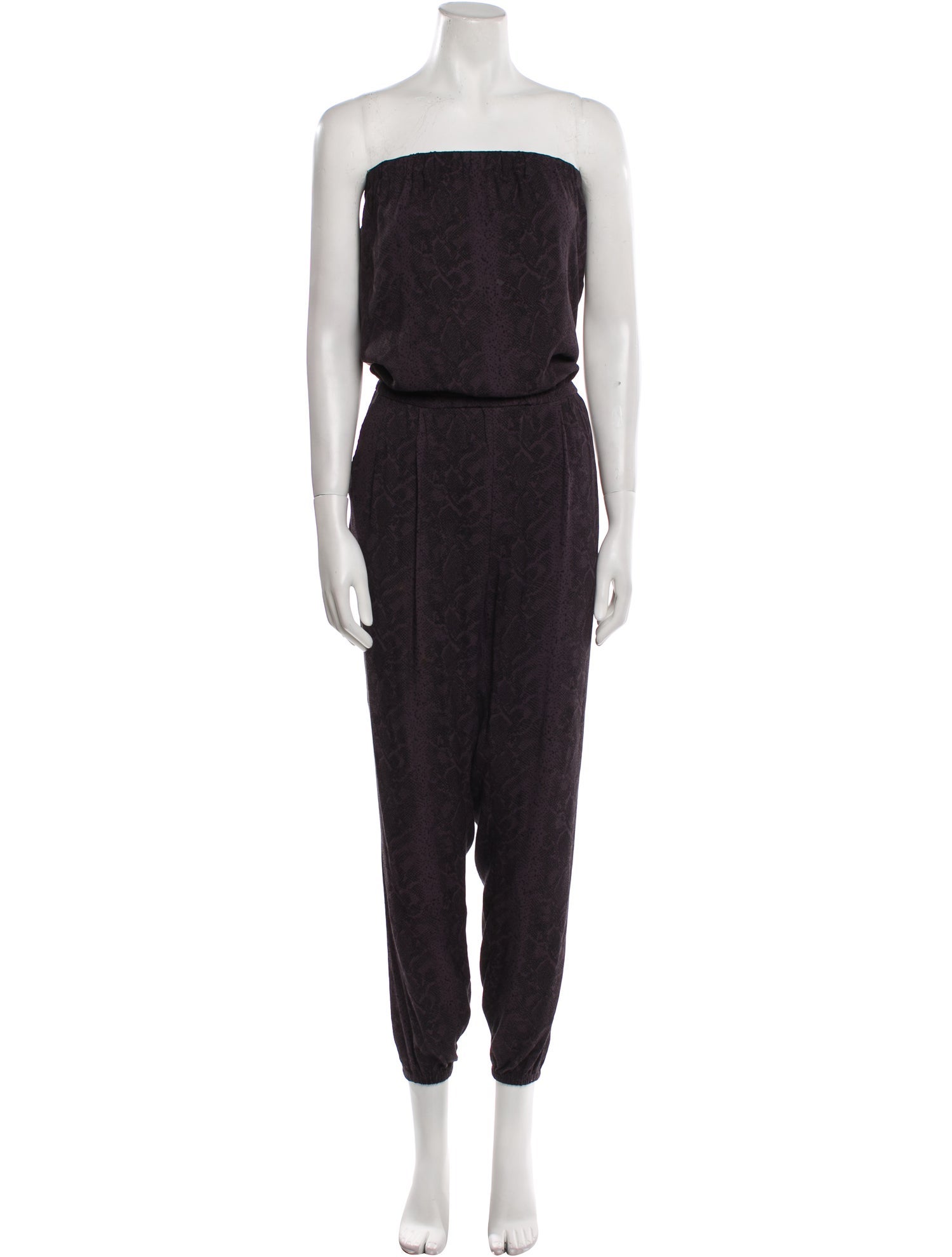 Joie Silk Strapless Jumpsuit
