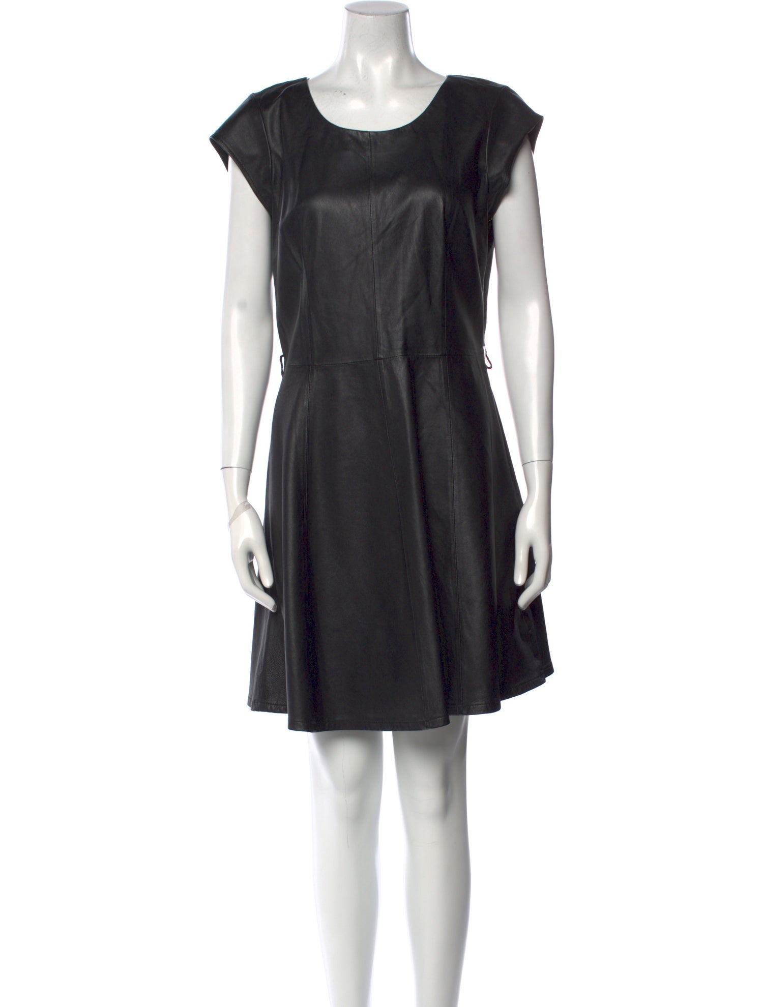 ★RECTO★RC LOGO FELTED LACE BACK OPEN DRESS★6194★Black★ RECTO - Official Website