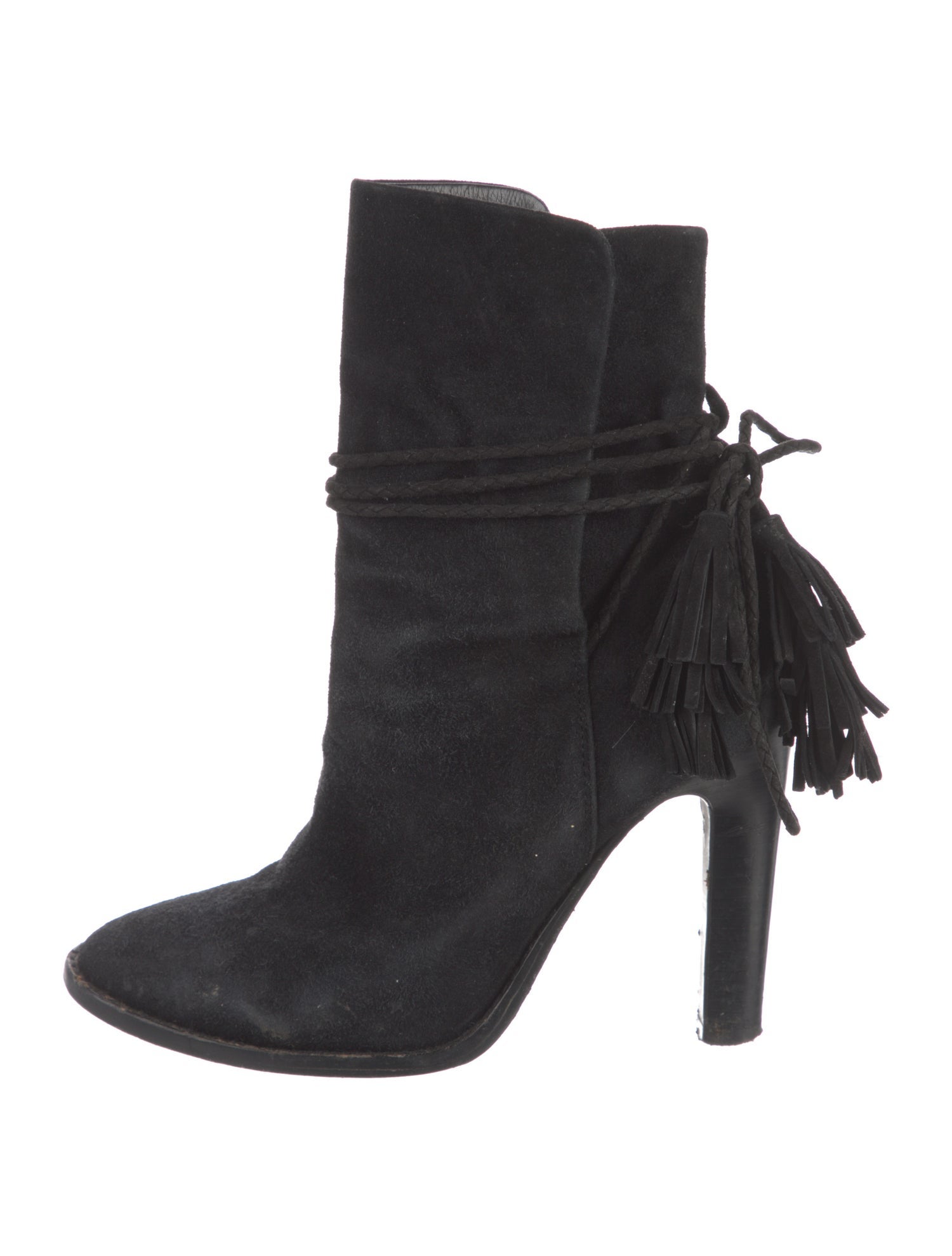 Joie Suede Tassel Accents Boots