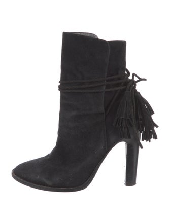 Joie Suede Tassel Accents Boots