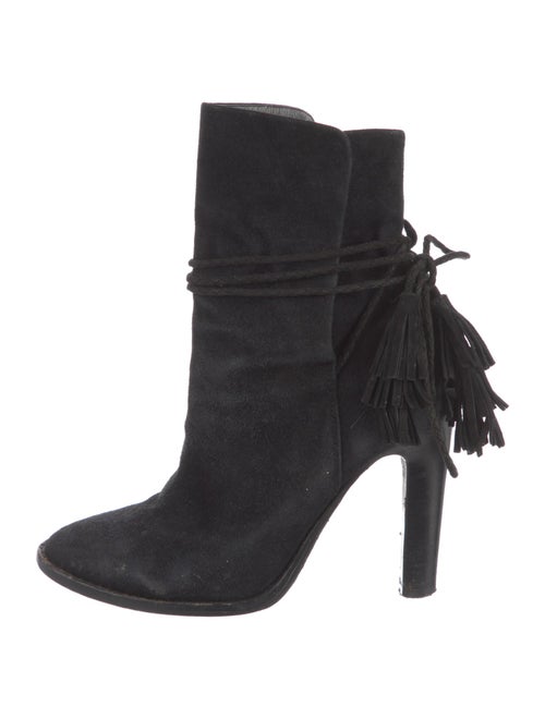 Joie Suede Tassel Accents Boots