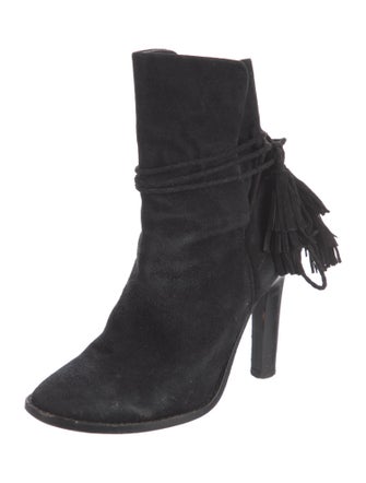 Joie Suede Tassel Accents Boots