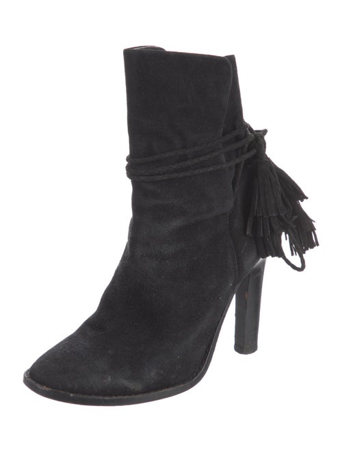 Joie Suede Tassel Accents Boots