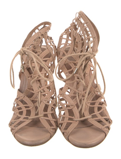 Joie Leather Lace-Up Boots