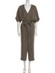Joie Linen V-Neck Jumpsuit