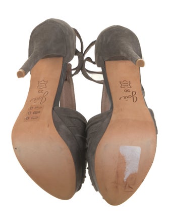 Joie Suede T-Strap Pumps