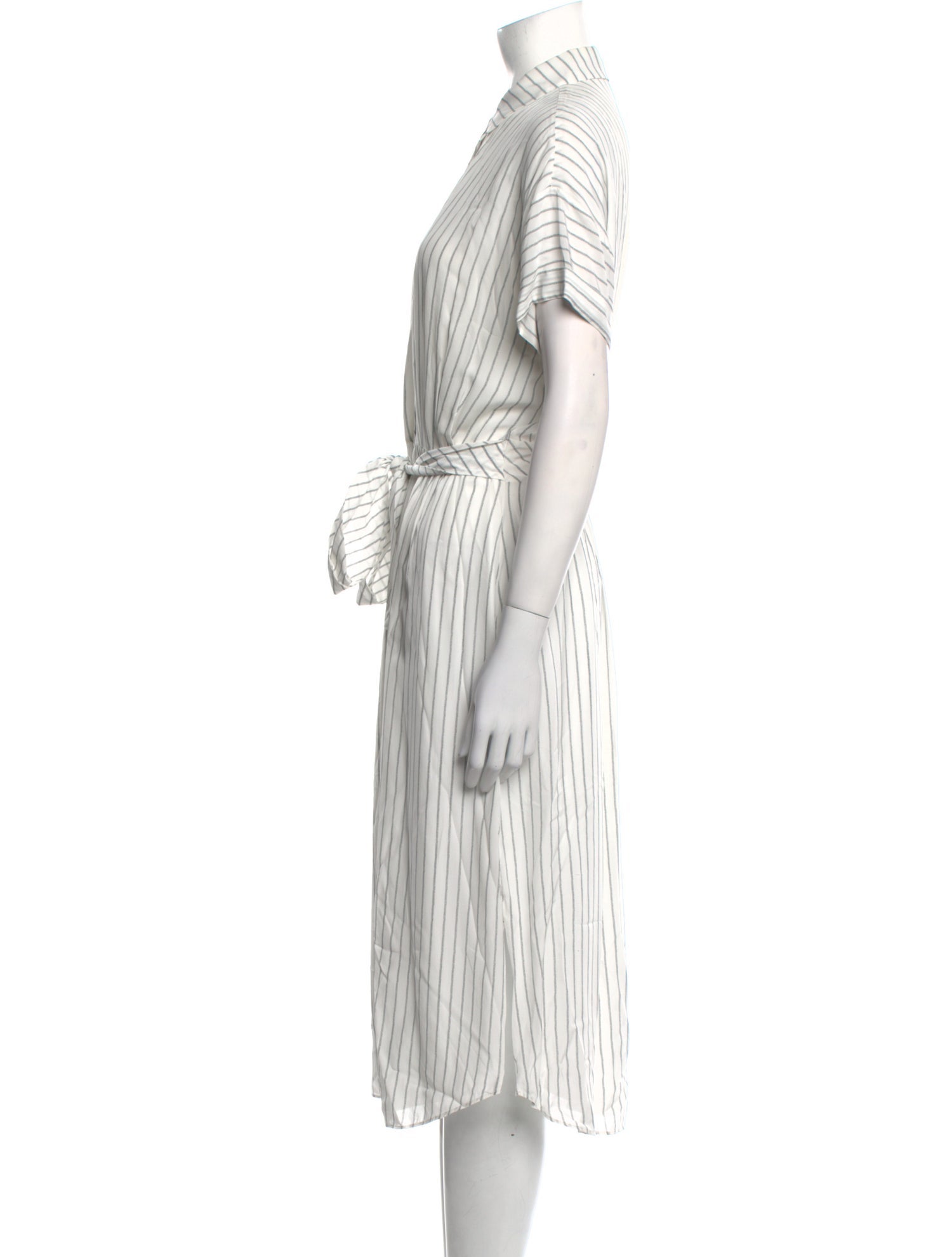 Joie Striped Midi Length Dress