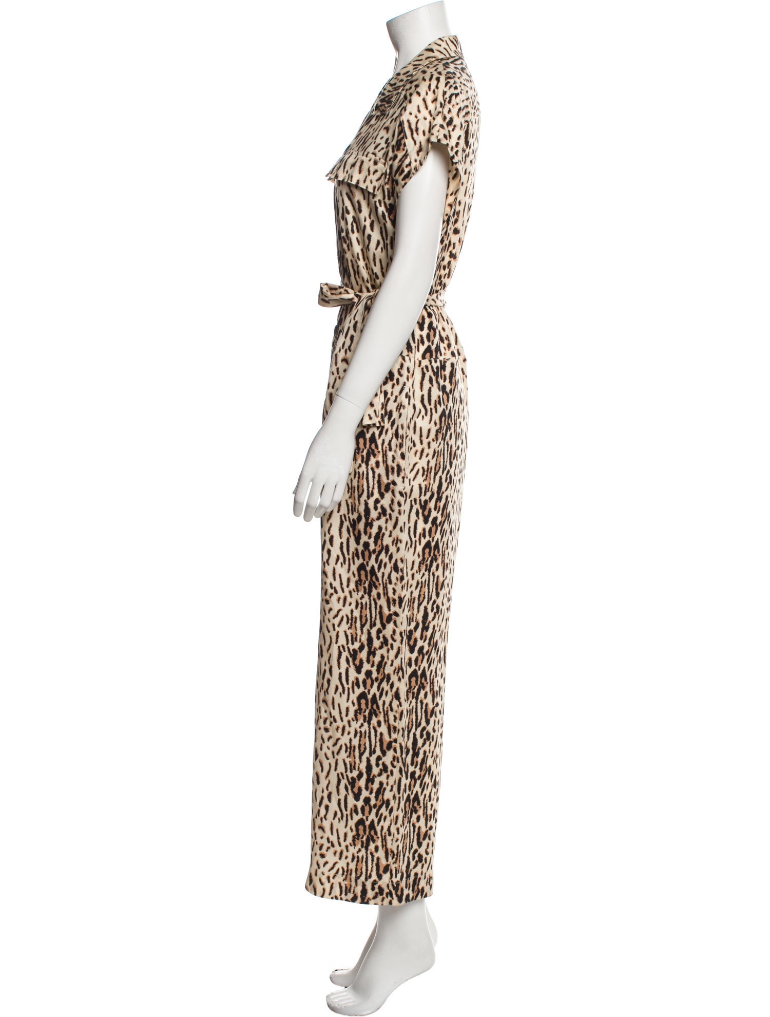 Joie Animal Print Jumpsuit