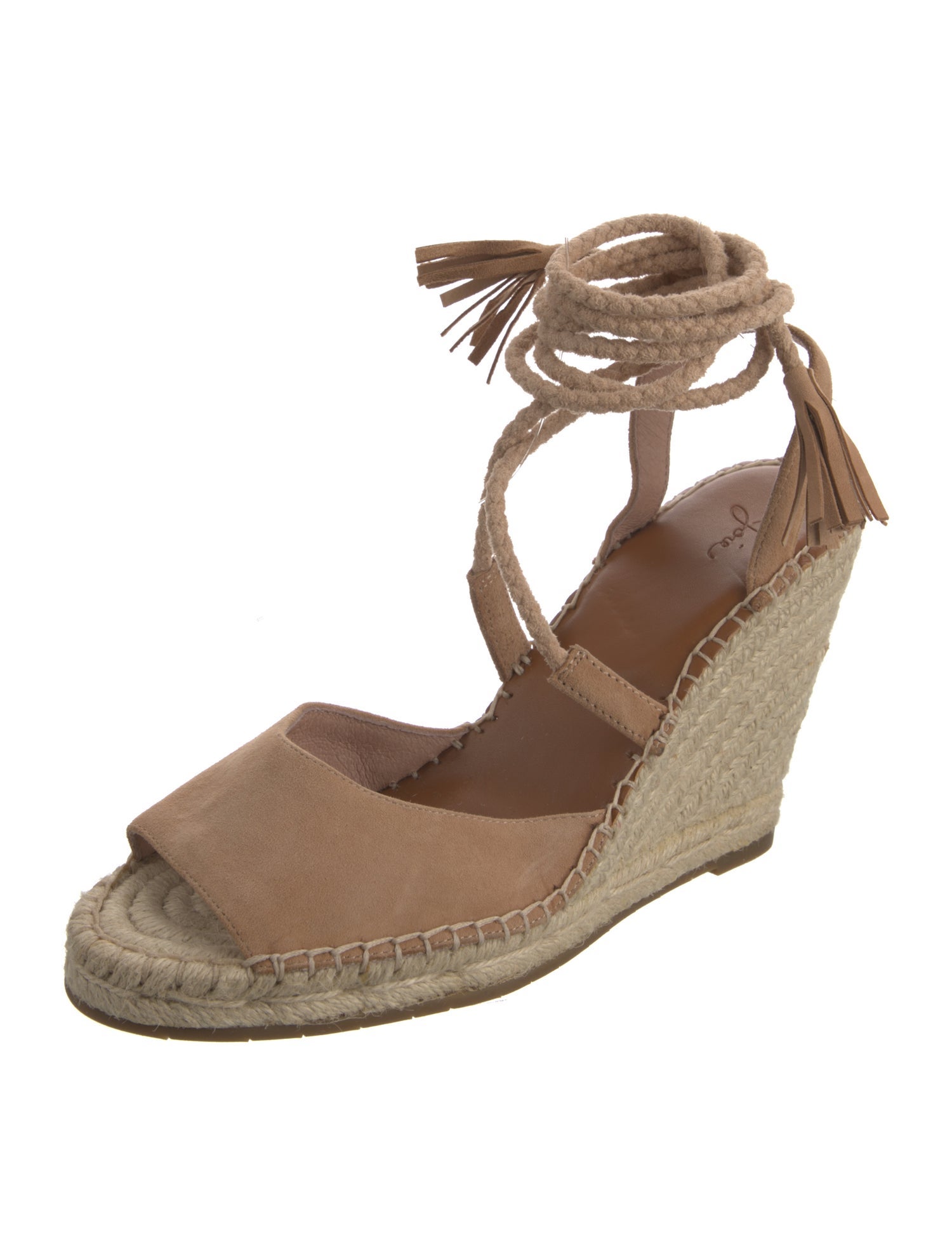 Joie Suede Tassel Accents Espadrilles