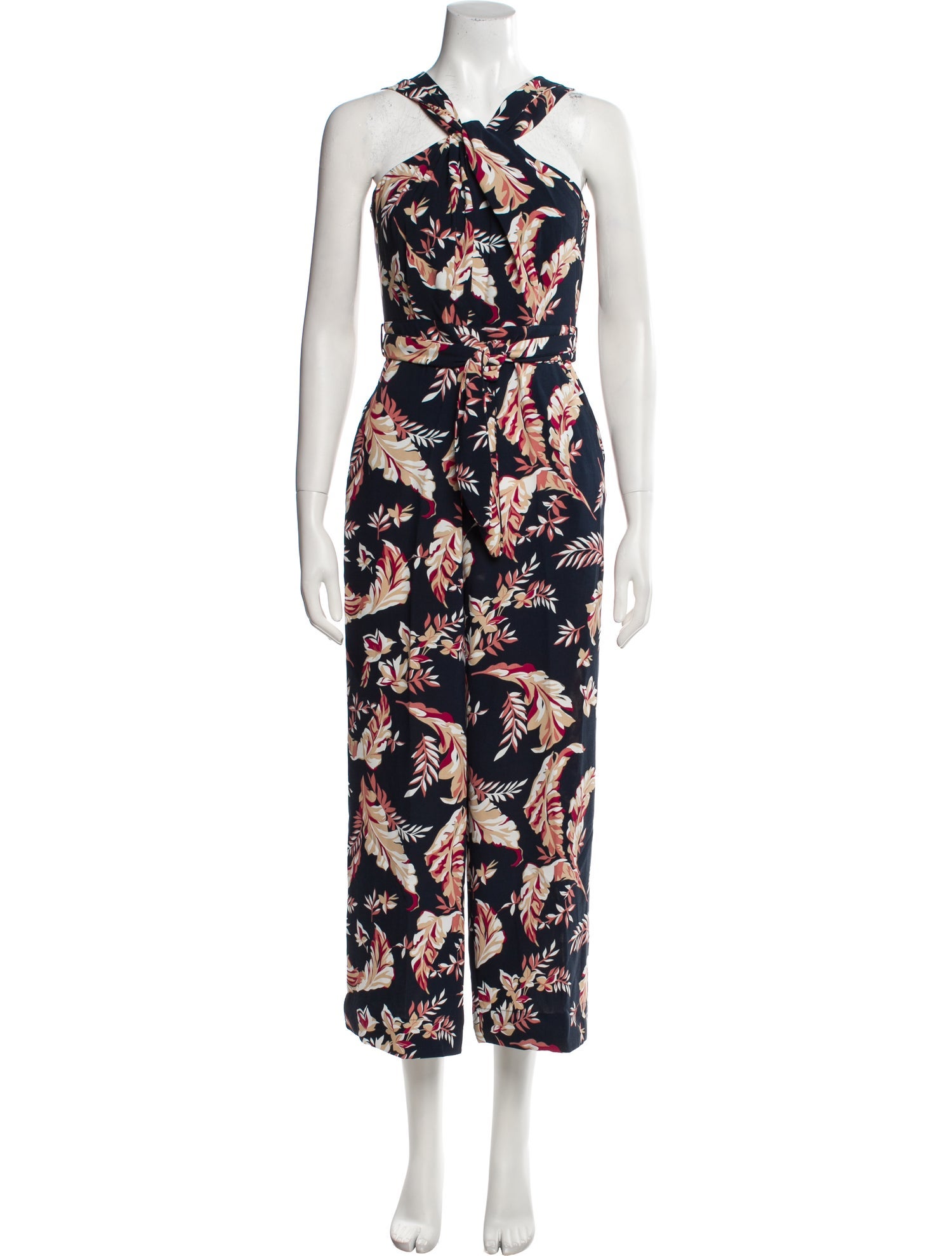Joie Printed Cowl Neck Jumpsuit