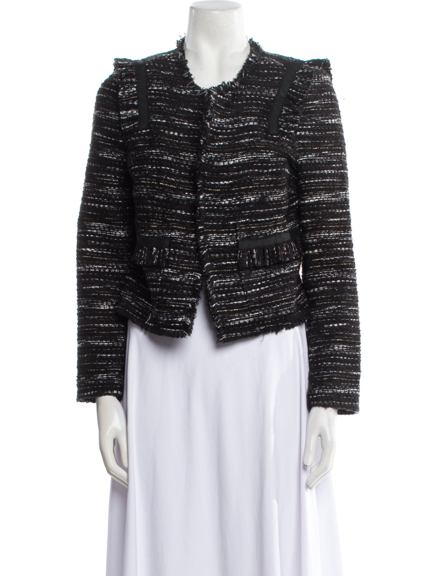 Joie Tweed Pattern Evening Jacket