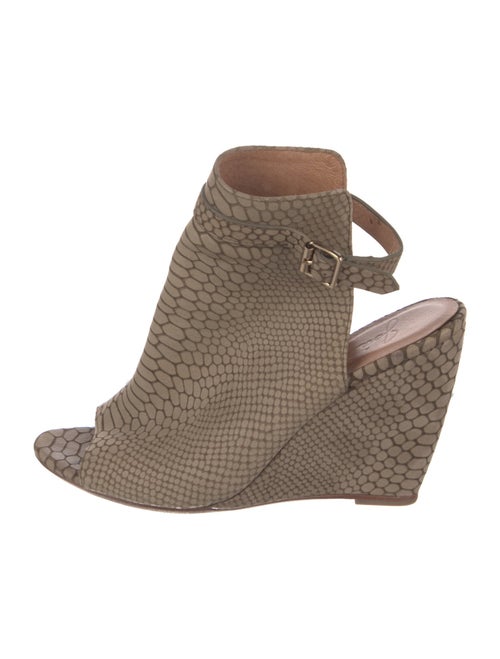 Joie Suede Printed Slingback Sandals