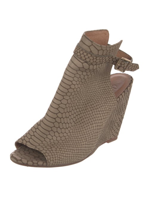 Joie Suede Printed Slingback Sandals