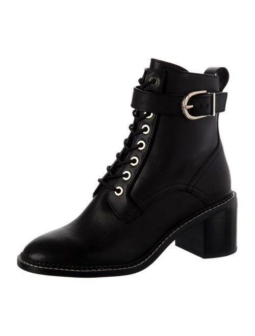 Joie Leather Combat Boots