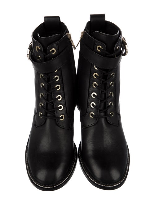 Joie Leather Combat Boots