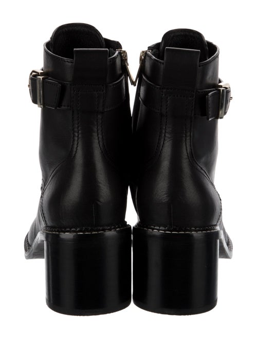 Joie Leather Combat Boots