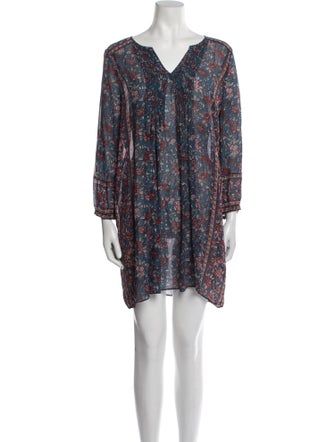 Joie Floral Print Mini Dress