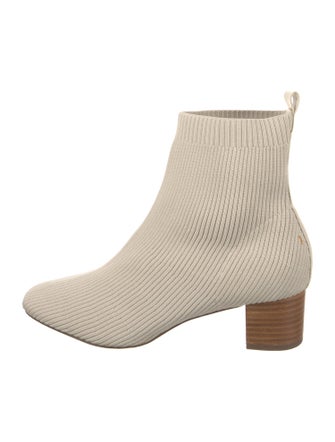 Joie Leather Trim Embellishment Sock Boots