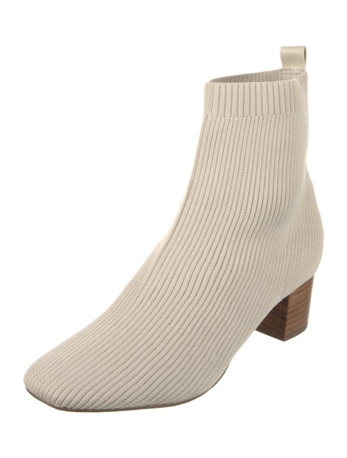 Joie Leather Trim Embellishment Sock Boots