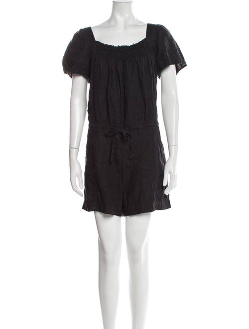 Joie Linen Scoop Neck Romper