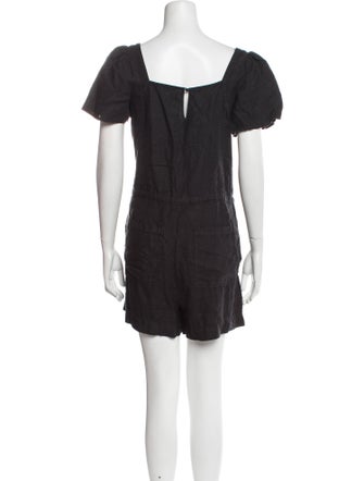 Joie Linen Scoop Neck Romper