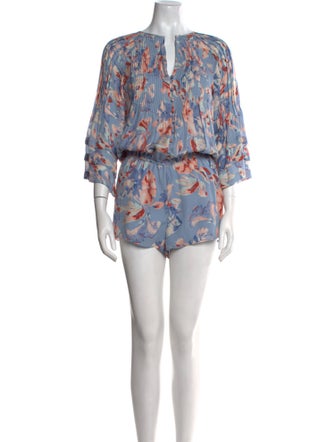Joie Silk Floral Print Romper