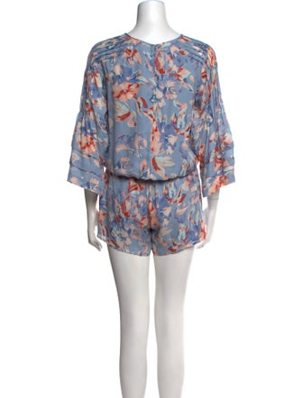 Joie Silk Floral Print Romper