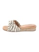 Joie Canvas Striped Slides