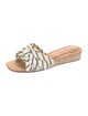 Joie Canvas Striped Slides
