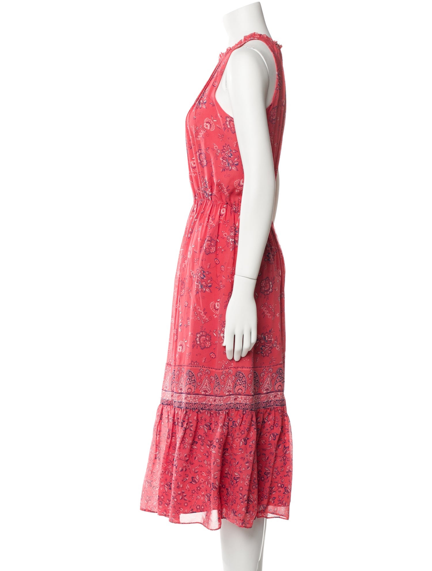Joie Silk Midi Length Dress