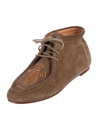 Joie Suede Lace-Up Boots